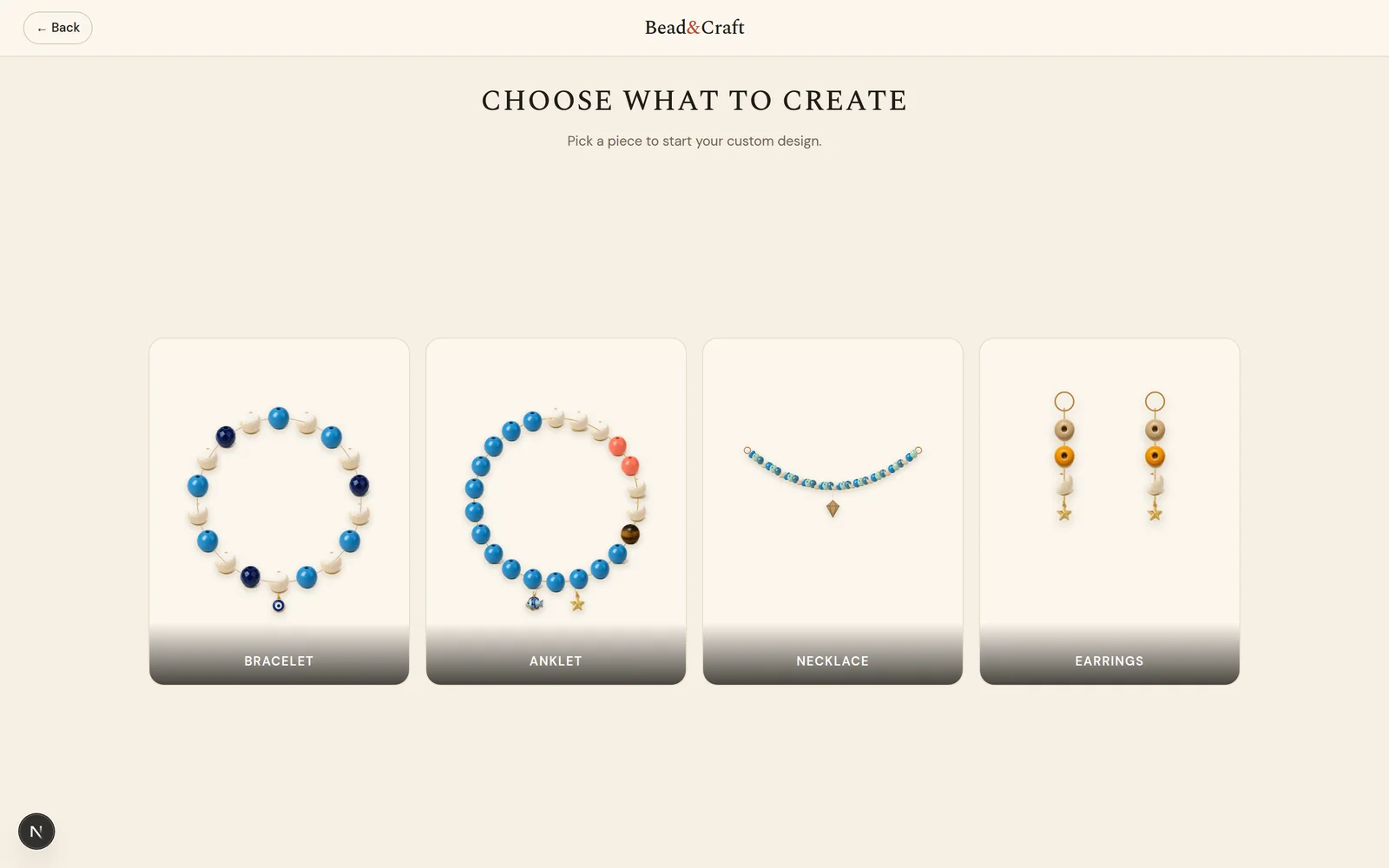 BeadCraft bracelet configurator