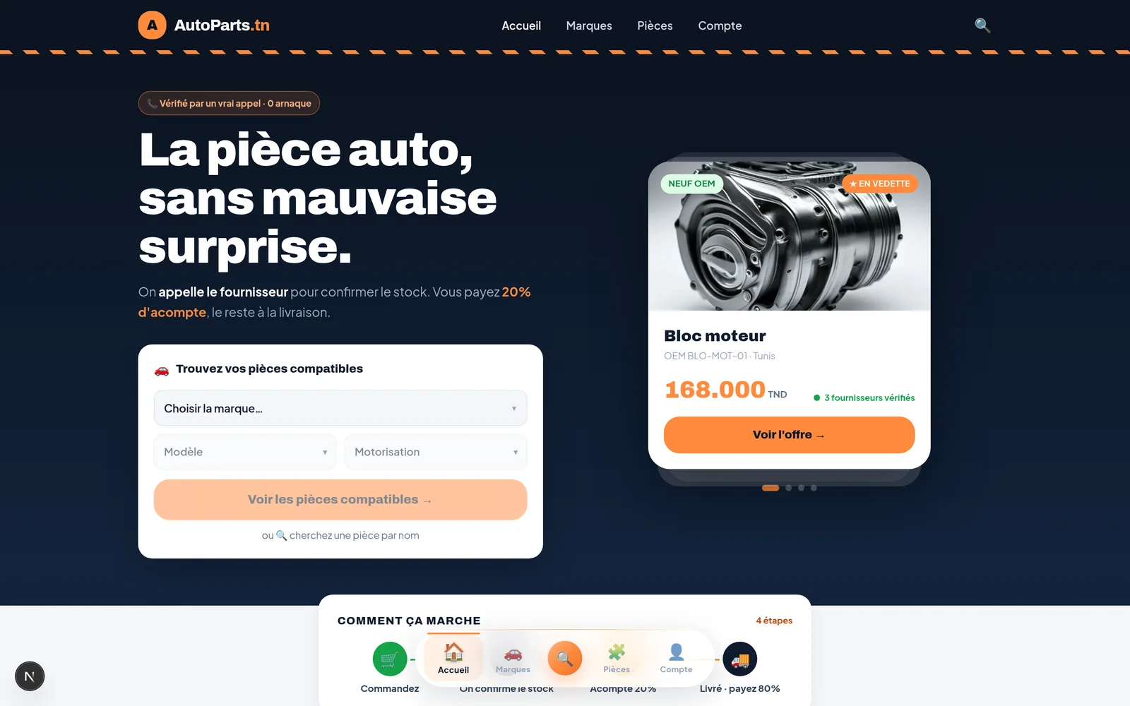 AutoParts Tunisia storefront